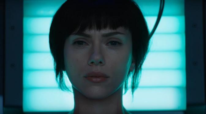 Scarlett Johansson dalam Ghost in the Shell. (Paramount Pictures)