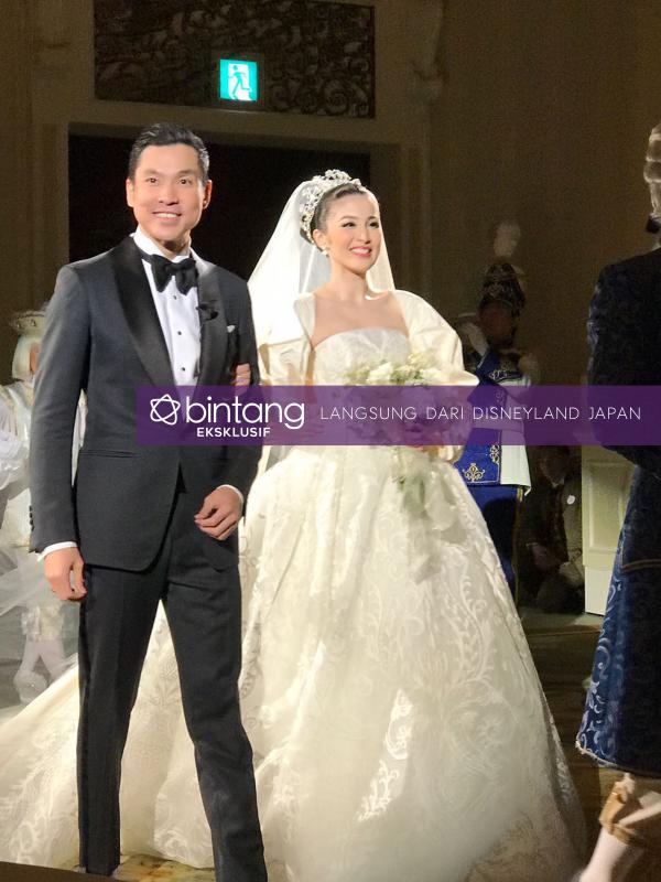 Pernikahan Sandra Dewi dan Harvey Moeis di Disneyland Jepang. (Doc: Ary Bakri)