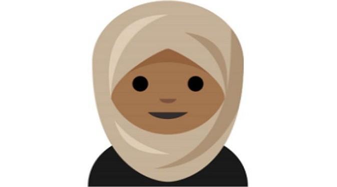 Emoji Hijab. (Sumber: Mirror)
