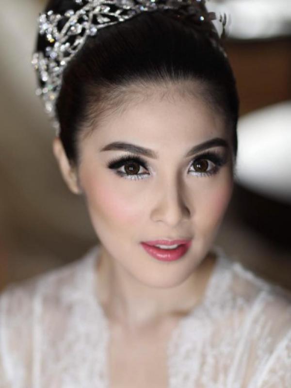 Makeup Pernikahan Sandra Dewi. Sumber: Instagram/Sandradewi88