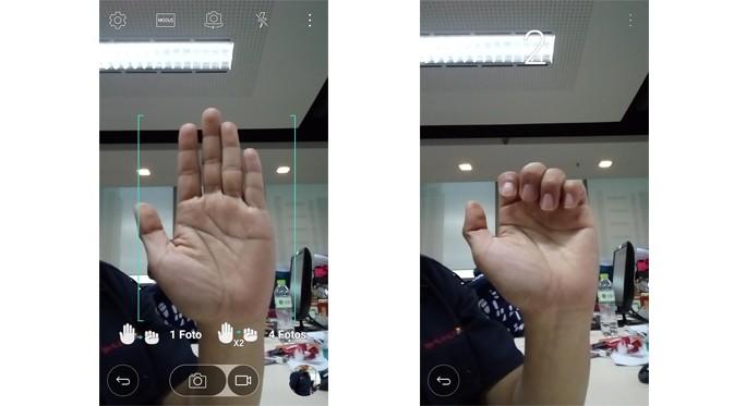 Hand Gesture Shot di LG X Power. Liputan6.com/Iskandar