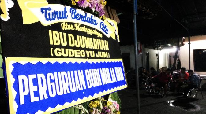 Pendiri Gudeg Yu Djum di Yogyakarta, tutup usia di RS Bethesda, Senin (14/11/2016) pukul 18.10 WIB. (Liputan6.com/Switzy Sabandar)