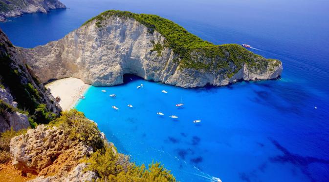 Pulau Zakynthos, Yunani, jadi salah satu lokasi syuting drama Korea. (Youtube)