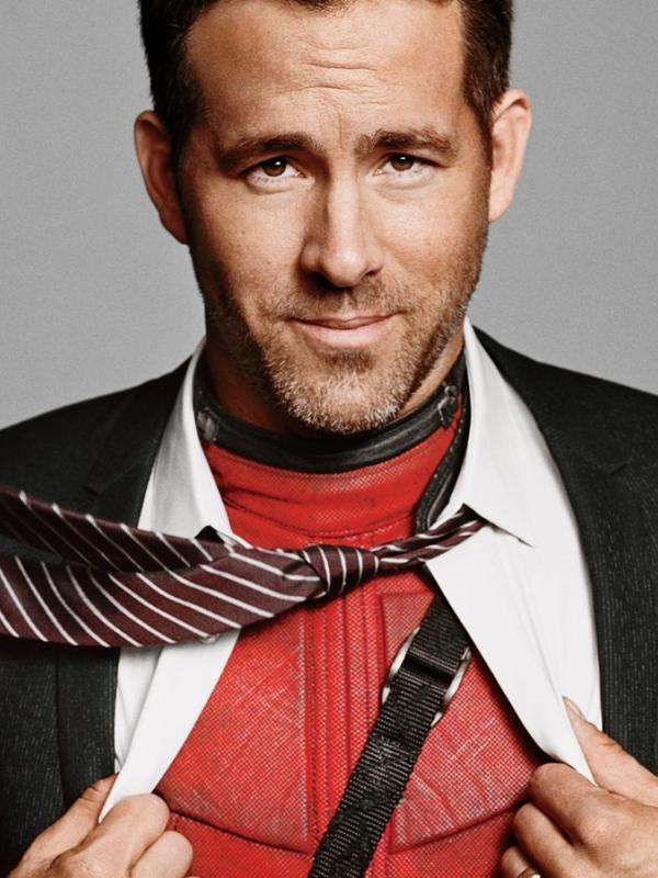 RRyan Reynolds sebagai Deadpool. (Via: GQ)