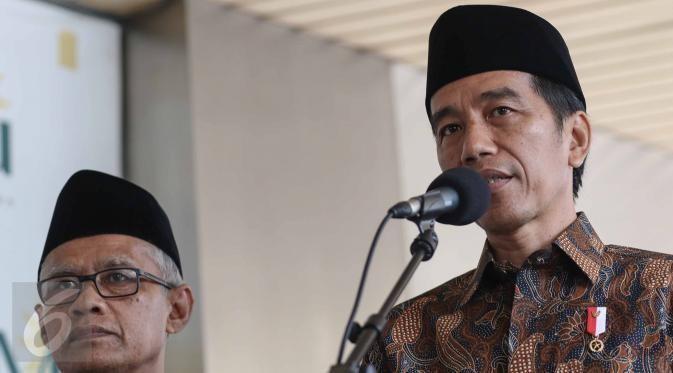 Presiden Jokowi sampaikan dukacita yang mendalam atas meninggalnya korban bom Samarinda, Intan Olivia. (Liputan6.com/Maria Flora)