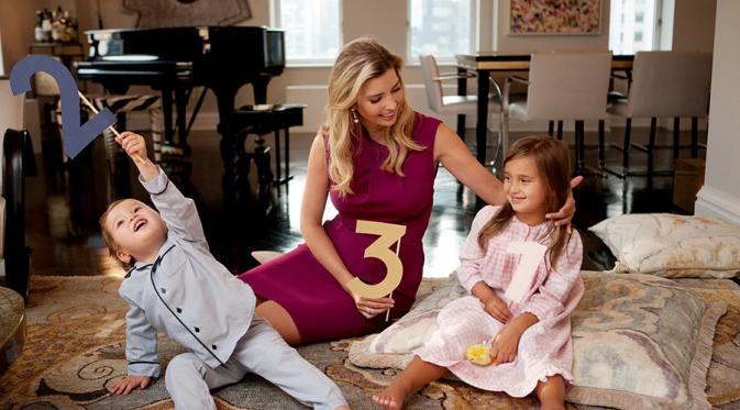 Ivanka Trump bersama dengan putri sulungnya, Arabella, dan putranya, Joseph (Ivankatrump.com)
