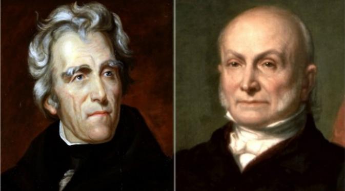 Andrew Jackson vs Quincy Adams (Sumber salon.com)