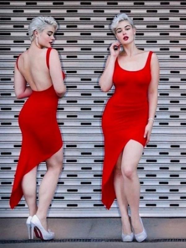 Gadis bertubuh plus asal Australia ini buktikan bahwa model nggak melulu harus langsing, buktinya ia saja sangat menarik dengan gayanya. (via: Boredpanda.com)