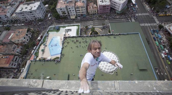 Alain Robert, Manusia ‘Spiderman’. (Foto: lamula.fr)