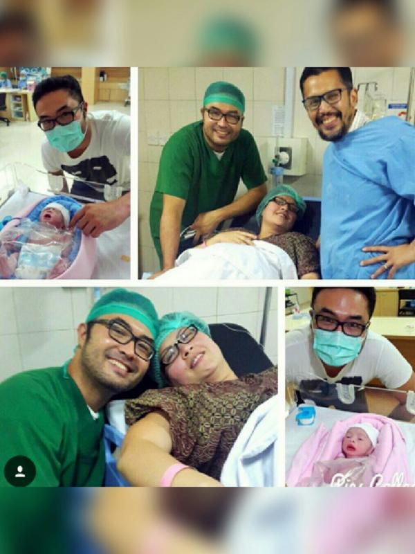 Cynthia Lamusu dan Surya Saputra sangat bahagia dengan kehadiran bayi kembarnya. (Instagram/cynthia_lamusu)