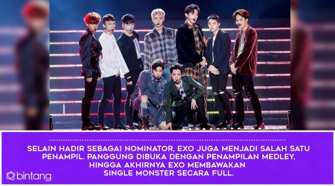 EXO, Black Pink, dan Momen Unik di Melon Music Awards 2016 (Desain: Nurman Abdul Hakim/Bintang.com)