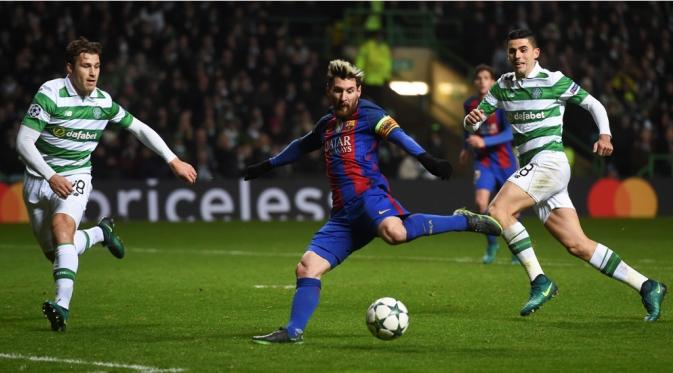 Striker Barcelona, Lionel Messi. (AFP/Paul Ellis)