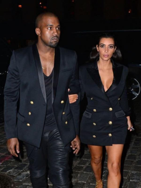 Kanye West dan Kim Kardashian di tahun 2014. Sumber : elle.com.