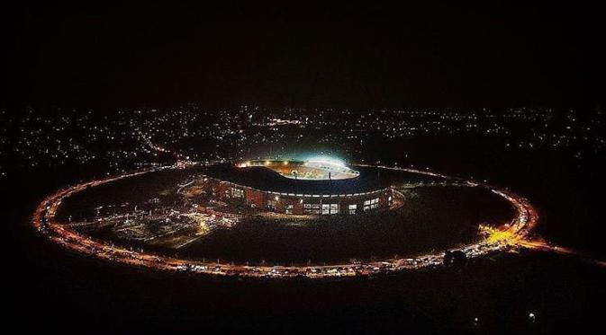 Stadion Pakansari, Cibinong, Bogor. (Twitter)