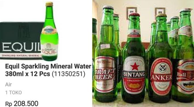 Air Mineral Equil yang Dikira Miras