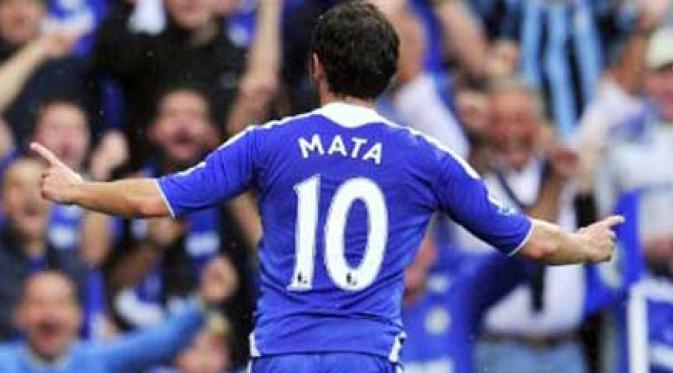 Juan Mata saat masih berseragam Chelsea