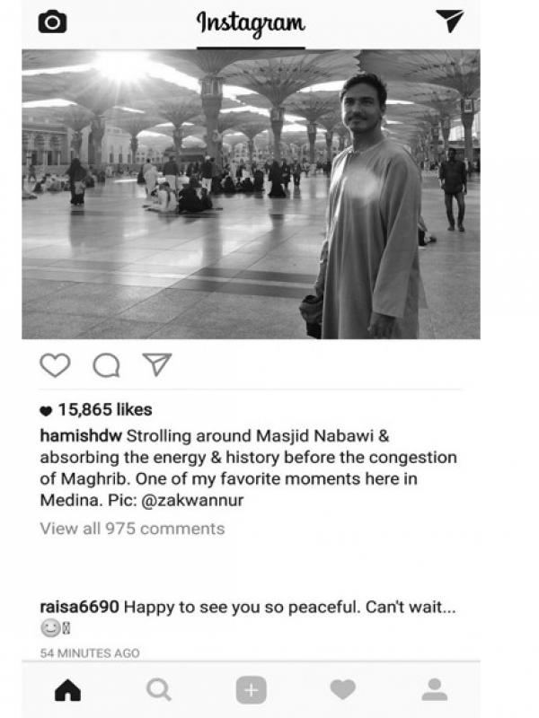 Hamish Daud Umrah, [Instagram]