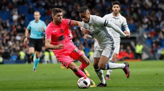 Mariano Diaz jadi bintang saat Real Madrid hajar Cultural Leonesa. Dia mencetak tiga gol. (situs resmi Madrid)