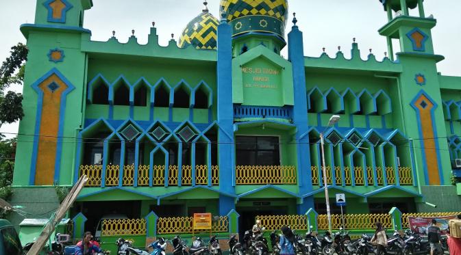 Keadaan di sekitar Masjid Hamadi, Jayapura, Kamis (1/11/2016). (/Katharina Janur)