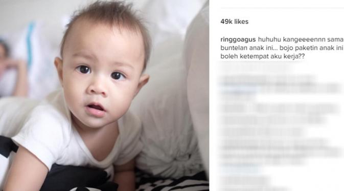 Syuting di luar negeri, Ringgo Agus kangen dengan anak (Instagram)