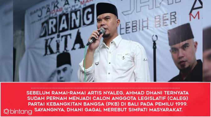 Kiprah Ahmad Dhani dari Panggung Musik Hingga Politik. (Foto: Andy Masela, Desain: Nurman Abdul Hakim/Bintang.com)