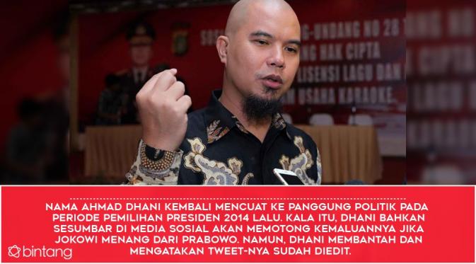 Kiprah Ahmad Dhani dari Panggung Musik Hingga Politik. (Foto: Adrian Putra, Desain: Nurman Abdul Hakim/Bintang.com)