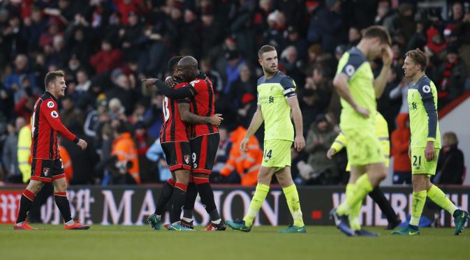 Liverpool mencicipi kekalahan ketika menyambangi Vitality Stadium, awal bulan lalu.