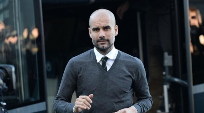 Manajer Manchester City asal Spanyol, Josep Guardiola. (AFP/Oli Scarff)