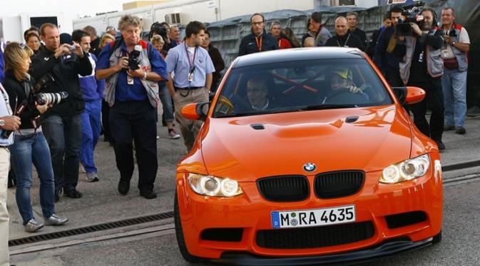 Mobil BMW M3 milik Valentino Rossi. (Alux)