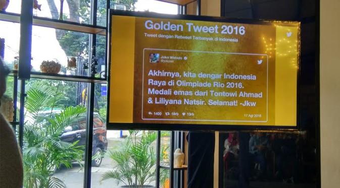 Twitter: Golden Tweet 2016. Liputan6.com/Agustin Setyo Wardani