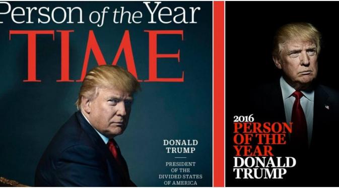 Donald Trump sebagai Person of the Year untuk tahun 2016 versi Majalah Time (Time)