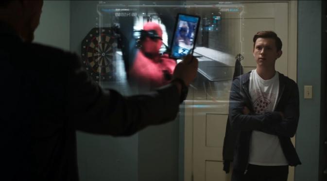 Adegan Iron Man bertemu Spider-Man di Captain America Civil War. (Marvel Studios)