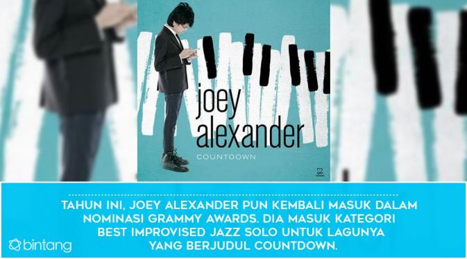 Perjalanan Joey Alexander menuju Grammy Awards (Desain: Nurman Abdul Hakim/Bintang.com)