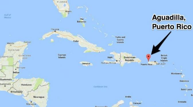 Rute lama penyelundupan di seputar Lautan Karibia. (Sumber Google Maps)