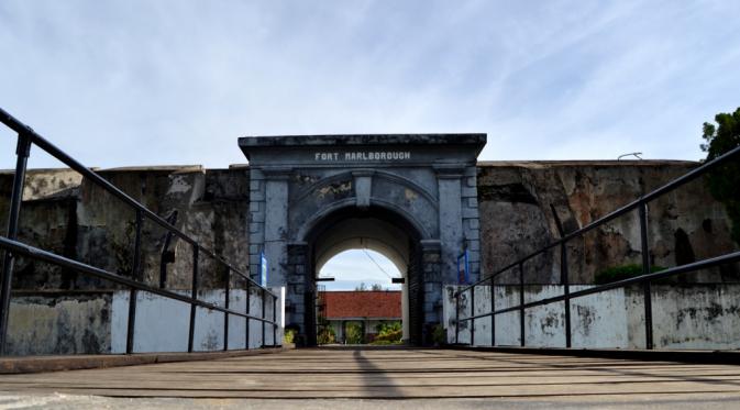 Benteng Marlborough, salah satu situs sejarah peninggalan koloni Inggris di Bengkulu