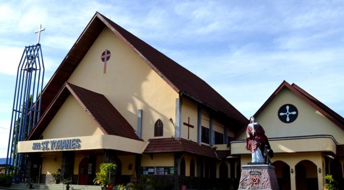 Paroki Santo Yohanes yang dibangun untuk peribadatan masyarakat Inggris yang beragama Nasrani saat menduduki Bengkulu