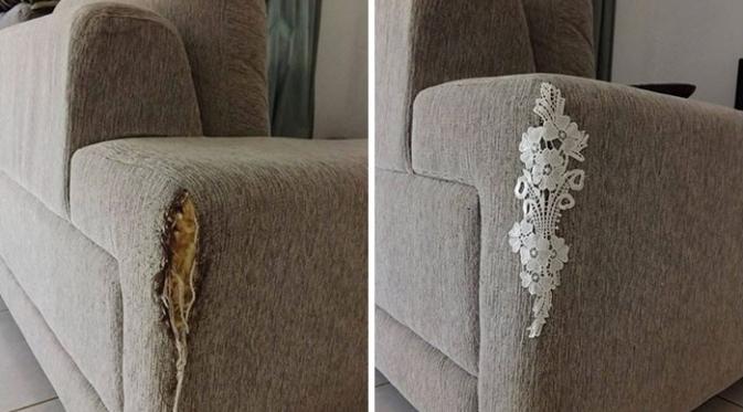 Sofa robek. (Via: boredpanda.com)