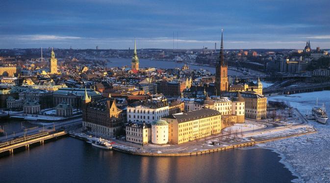 Stockholm, ibu kota Swedia (Wikimedia)