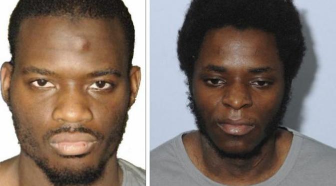 Michael Adebolajo dan Michael Adebowale, pembunuh Fusilier Lee Rigby di Woolwich pada 2013 (BBC)