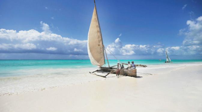 Ilustrasi pantai di Zanzibar. (Sumber ilmaasai.com)