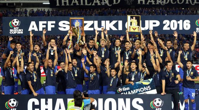 Thailand juara Piala AFF 2016. (Helmi Fitriansyah/Liputan6.com)