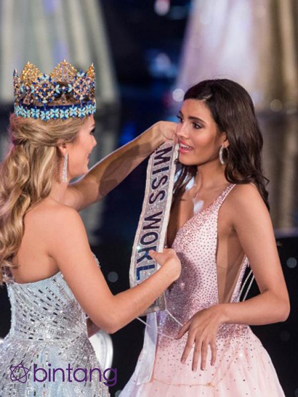 Stephanie Del Valle, peraih gelar Miss World 2016 asal Puerto Rico. (AFP/Bintang.com)