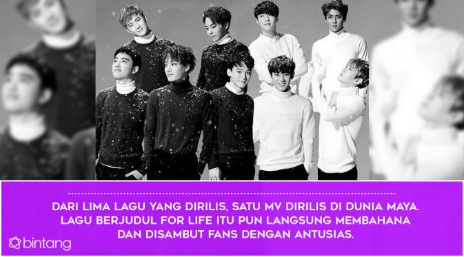 Fakta comeback EXO 'For Life' (Desain: Nurman Abdul Hakim/Bintang.com)