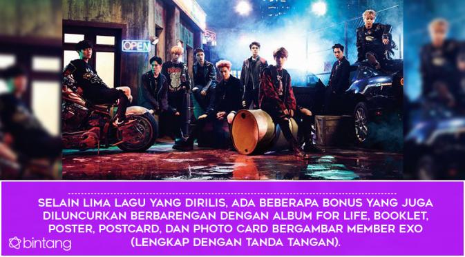 Fakta comeback EXO 'For Life' (Desain: Nurman Abdul Hakim/Bintang.com)