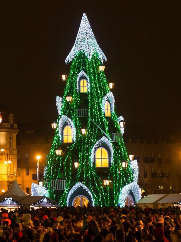 Cathedral Square, Vilnius, Lithuania. (AP)