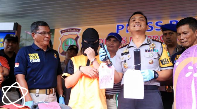 Preskon kasus Farah Dibba di Polres Tangerang (Adrian Putra/bintang.com)