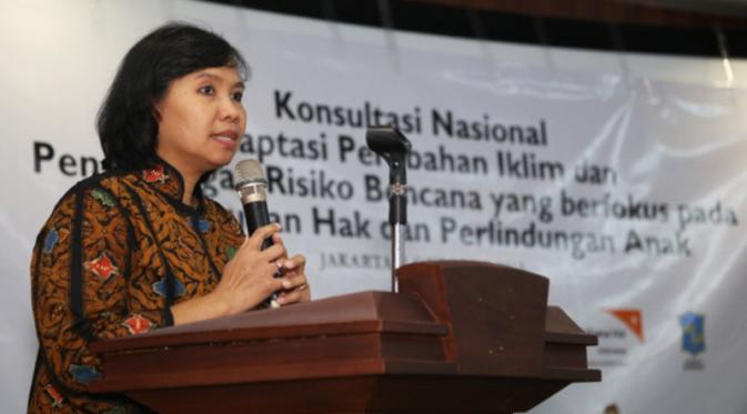 Deputi Tumbuh Kembang Anak, Lenny N Rosalin  foto: Wahana Visi Indonesia