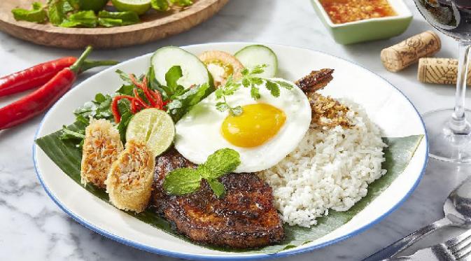 "Little Saigon" Grilled Pork Chop Platter ala Kitchenette.