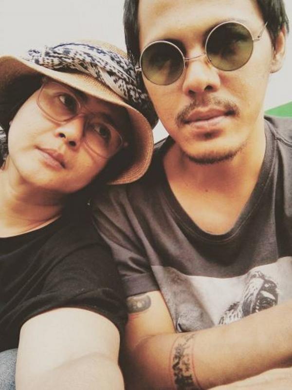 Ria Irawan bersama Mayky Wongkar (Instagram/@riairawan)