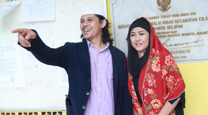 Ria Irawan dan Mayky Wongkar. (Adrian Putra/Bintang.com)